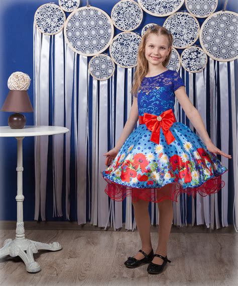 Красивое нарядное детское платье Маки продажа цена в Харькове
