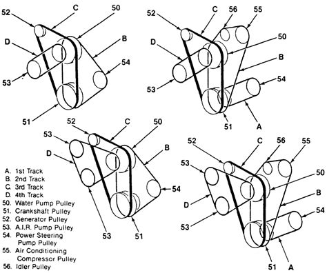 Qanda Belt Routing For 1989 12 Allegro 33 With 454 Engine