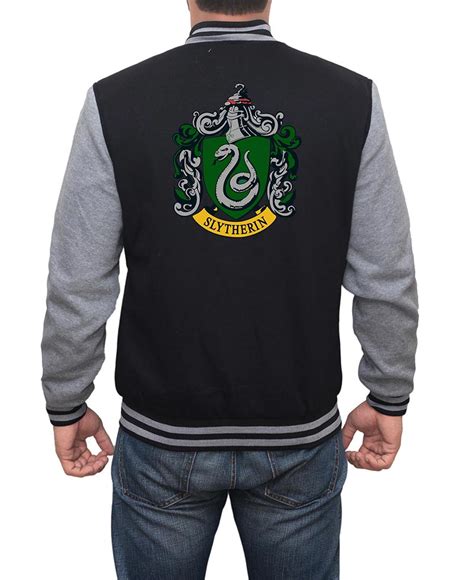 Harry Potter Slytherin Jacket Letterman Style On Hleatherjackets