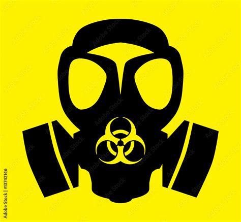 Biohazard Gas Mask Stock Vector Adobe Stock