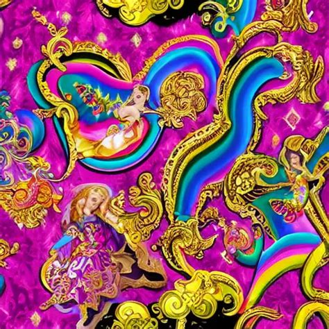 Lisa Frank And Baroque Collaboration Stable Diffusion Openart