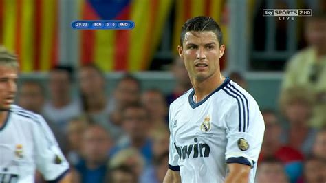 Cristiano Ronaldo Vs Fc Barcelona Away Hd 1080i 23082012 Youtube