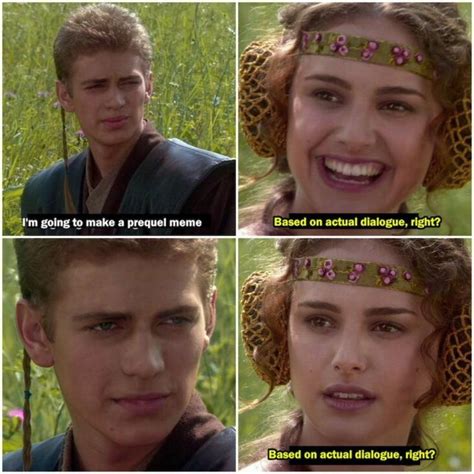 Padme Anakin Meme Template