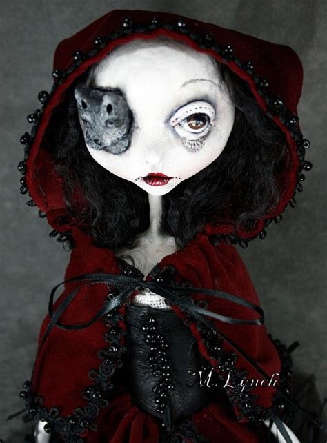 Original Red Riding Hood Fairy Tale Gothic Art Doll Pop