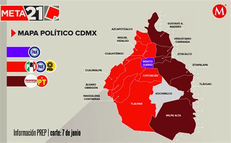 Alcaldías Cdmx Cómo Quedaron Tras Elecciones 2021