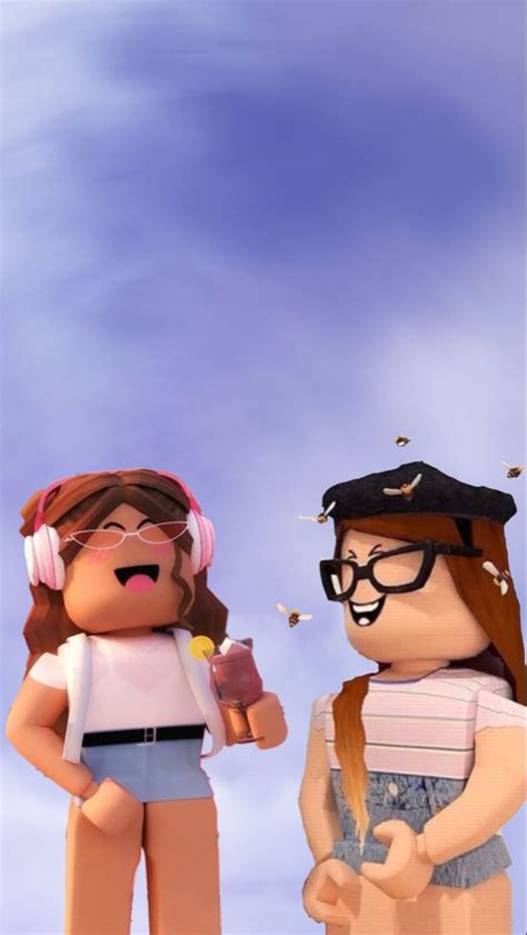 Roblox Bff Pictures Aesthetic Brown Hair Kuin Kapal