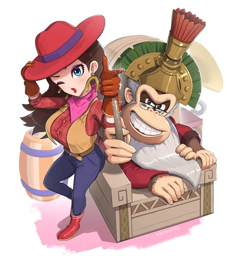 Pauline Cranky Kong And Pauline Mario And More Drawn By Gonzarez