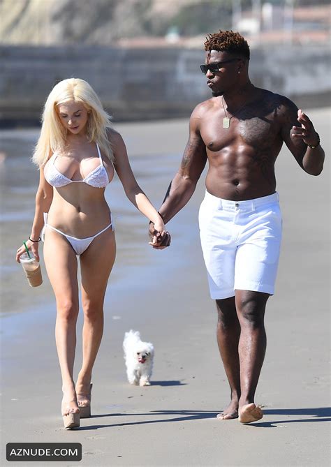 Courtney Stodden And Shondo Blades Share A Kiss On The Beach In Malibu