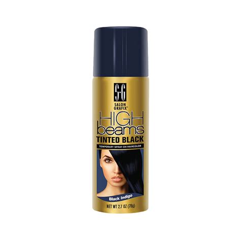 High Beams Intense Temporary Spray On Hair Color 34 Black Indigo 27oz