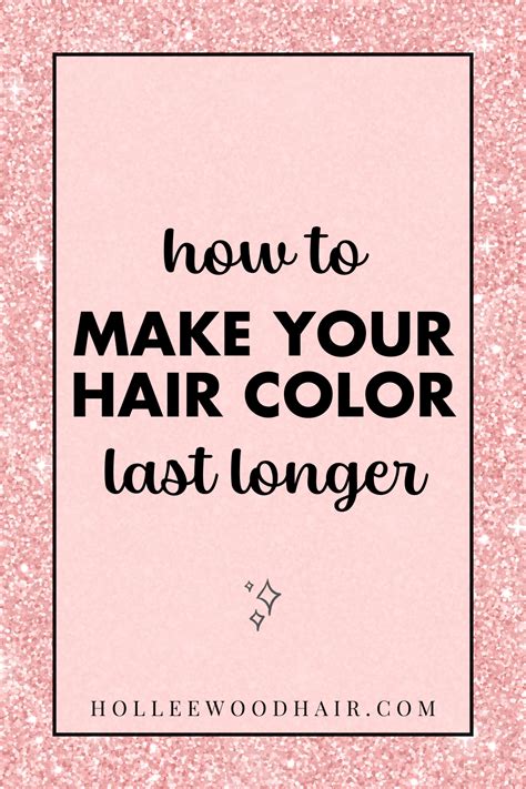 How To Make Hair Color Last Longer 7 Simple Tips Beauty And Boujie