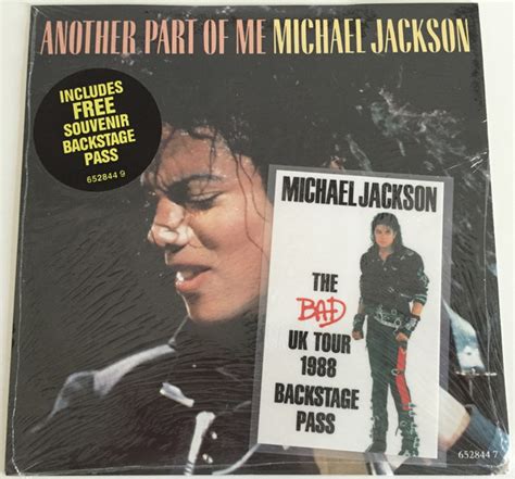 Michael Jackson Another Part Of Me Free Backstage Pass Vinyl