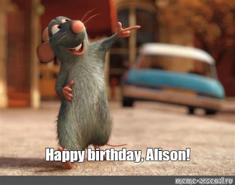 Meme Happy Birthday Alison All Templates Meme