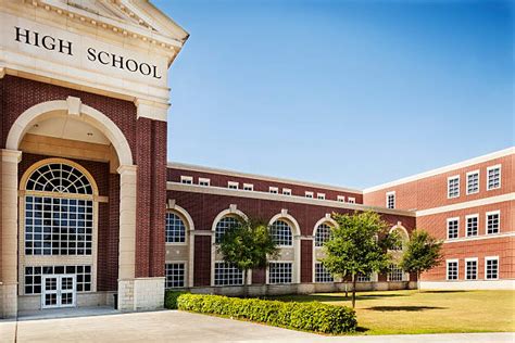 High School Building Stock Photos Pictures And Royalty Free Images Istock