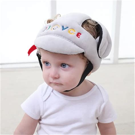 Ideacherry Baby Learning Walk Cap Anti Collision Protective Hat Kids