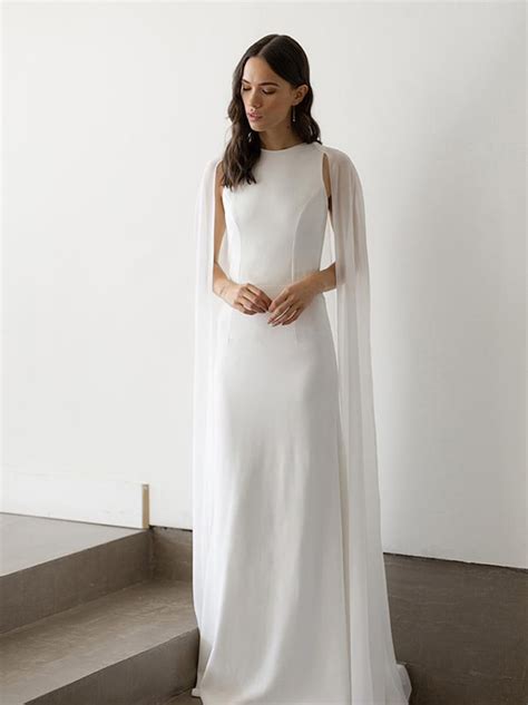 20 Simple Minimalist Wedding Dresses Southbound Bride