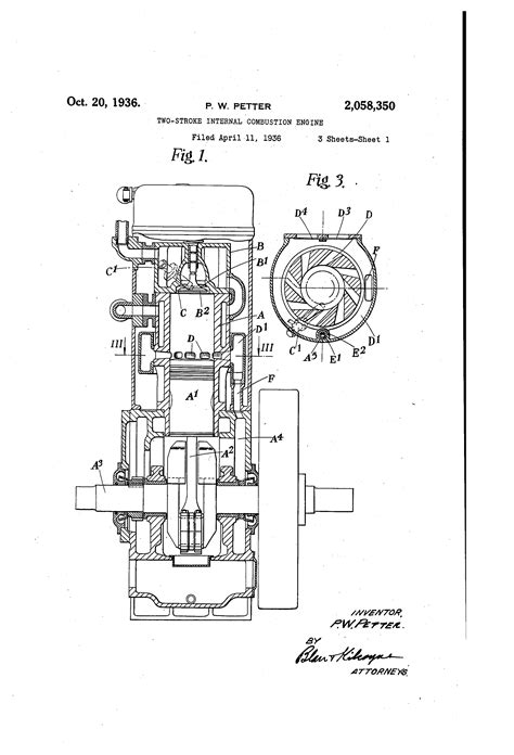 Edited by hoon kiat ng. Patent US2058350 - Two-stroke internal combustion engine ...