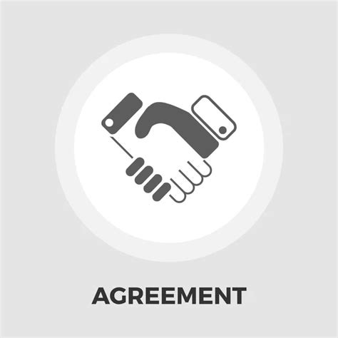Handshake Vector Button Agreement Business Concept Stock Vector
