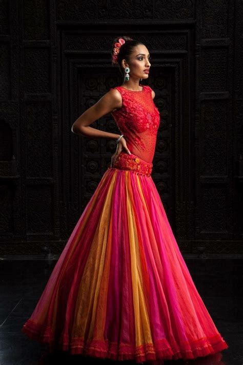 Red Formal Dress Formal Dresses Tarun Tahiliani Lengha Indian Wear Indian Outfits