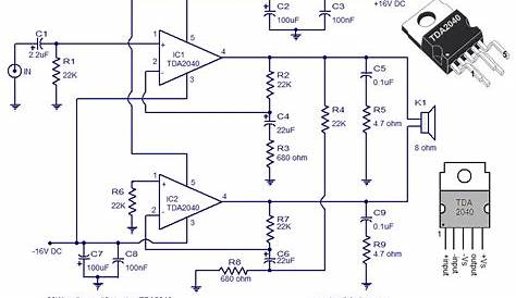 circuit diagram of amplifier