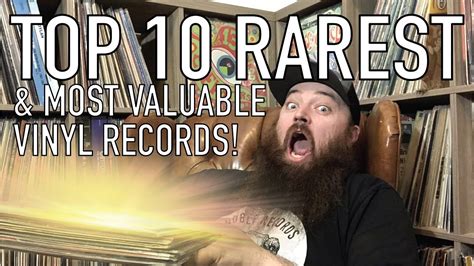 Top 10 Rarest And Most Valuable Vinyl Records In My Collection Youtube