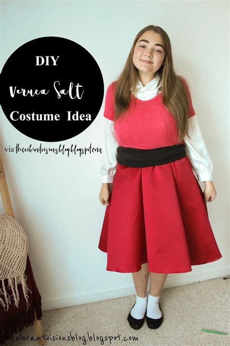 The Vibrant Visions Blog Diy Veruca Salt Costume Idea