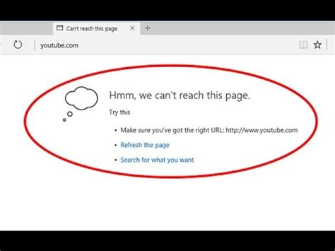How To Fix Hmm We Can T Reach This Page Try This On Microsoft Edge In Windows Youtube