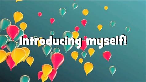 Introducing myself - YouTube