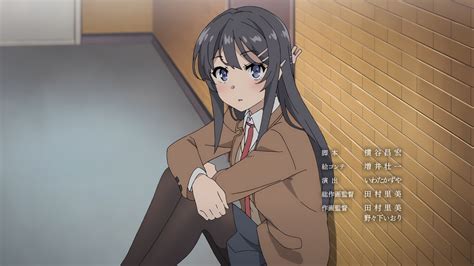 Sakurajima Mai Seishun Buta Yar Wa Bunny Girl Senpai No Yume Wo Minai Anime