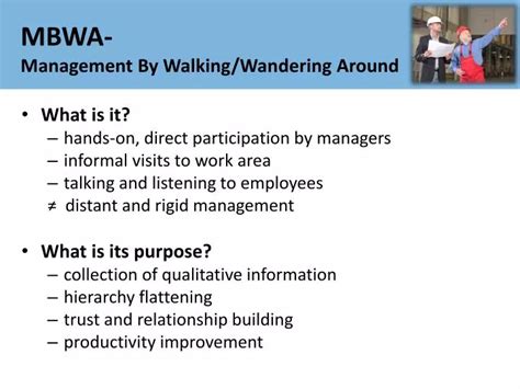 Ppt Mbwa Management By Walkingwandering Around Powerpoint