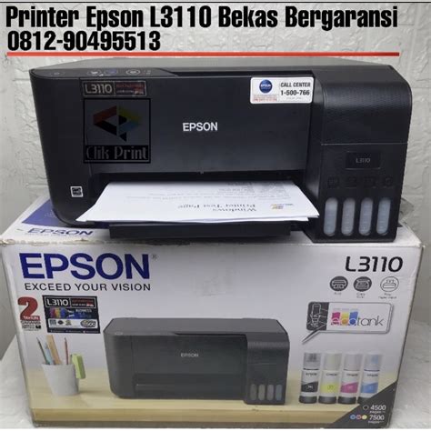 Jual Printer Epson L3110 Second Shopee Indonesia