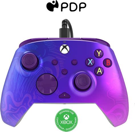 Pdp Rematch Xbox Wired Controller Purple Fade For Xbox Series Xs Xbox