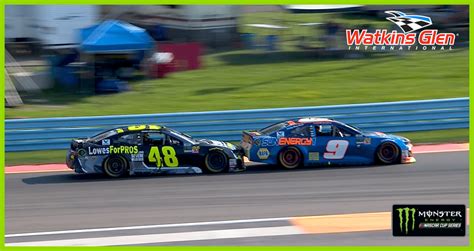 20 min 28 s overall bit rate : Jimmie Johnson gives Chase Elliott push at Watkins Glen ...