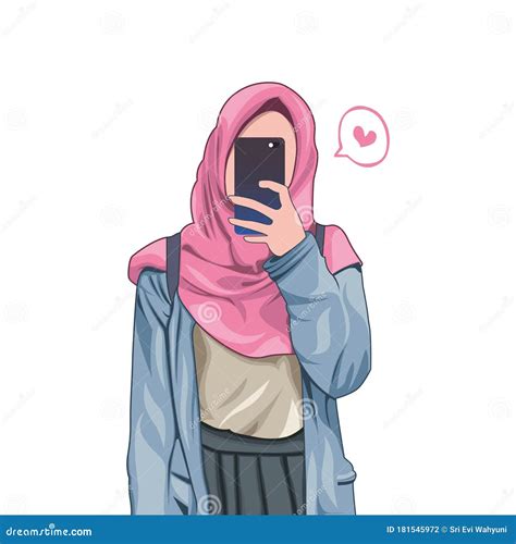 Hijab Vector Cartoons Illustrations And Vector Stock Images 31789462