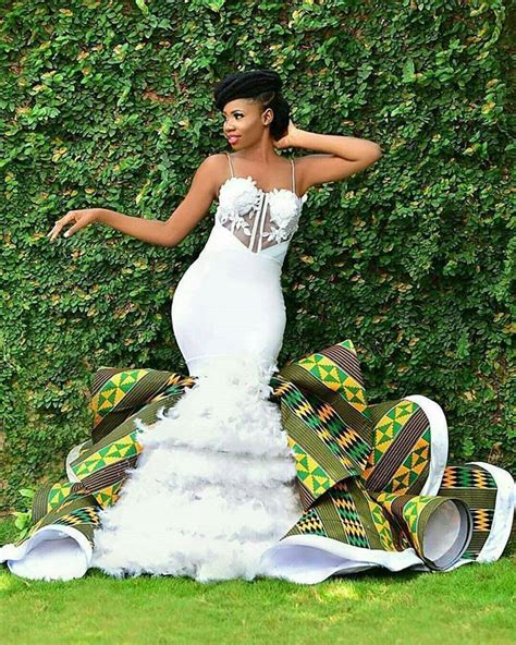Wedding Dress African Print Wedding Dress African Bridal Dress African Wedding Attire African