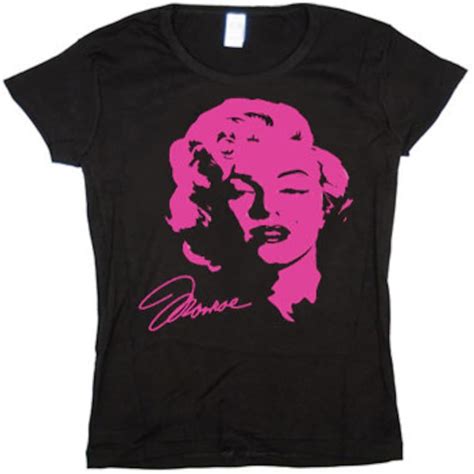 Ladies T Shirt Marilyn Monroe Etsy