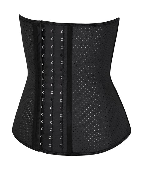 Breathable Latex Waist Trainer Corset Black Wholesale Lingeriesexy