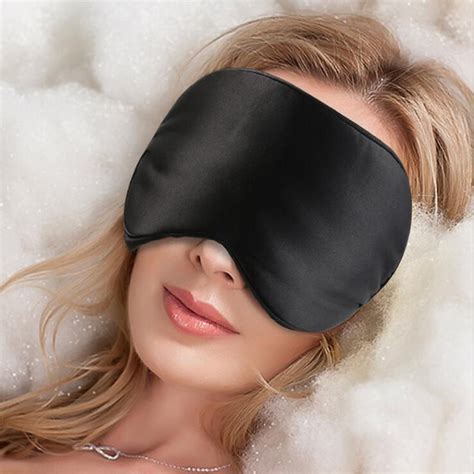 1pc Natural Silk Soft Eyeshade Sleeping Sleep Mask Blindfold For Travel Sleeping Eye Mask Dream