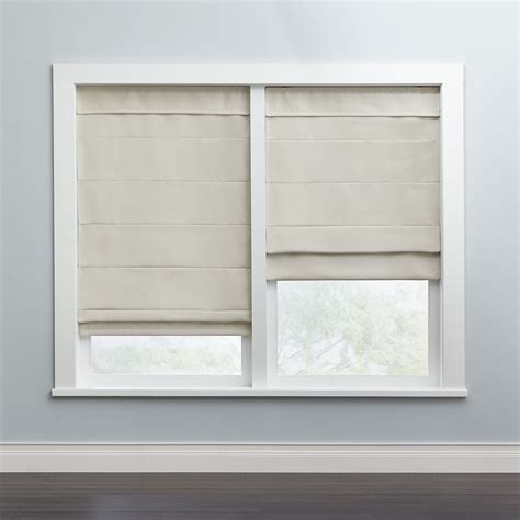 Cordless Large Fold Woven Blackout Roman Shade Blinds And Shades
