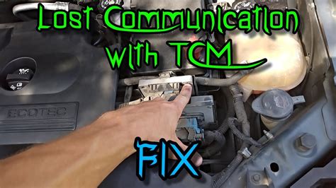 Chevy Cobalt Lost Communication With Tcm Fix U0101 Youtube
