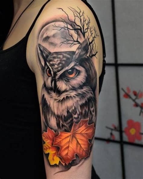 Realistic Owl Tattoo Animaltattoos Tatuagem De Coruja Tatuagem