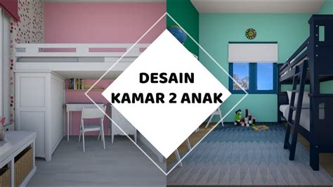 Lebih hemat waktu untuk mengurusnya memang rumah besar terasa lebih leluasa, tapi perawatannya juga pasti lebih berat. Desain Kamar Minimalis 2 Anak ukuran 3,5 m x 3,5 m - YouTube