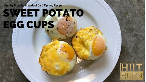 Sweet Potato Egg Cups Healthy Carb Cycling Brunch Recipe