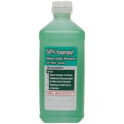 Rubbing Alcohol 50 ISOPROPYL With Wintergreen