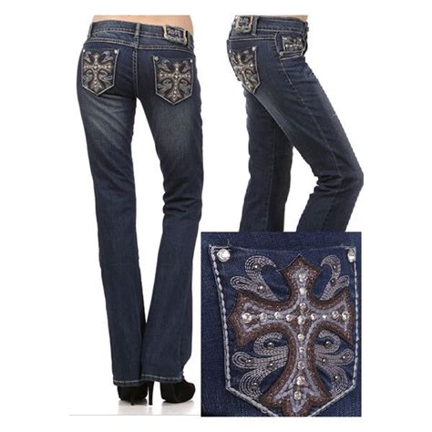way co rhinestone cowgirl bling bootcut jeans 40 liked on polyvore cowgirl bling cowgirl