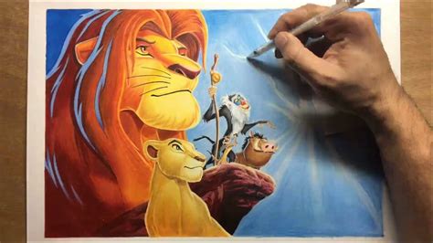 Lion King Pencil Drawing