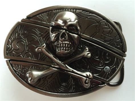 Skull And Cross Bones Belt Buckle With By Lillammcountrystore Belt