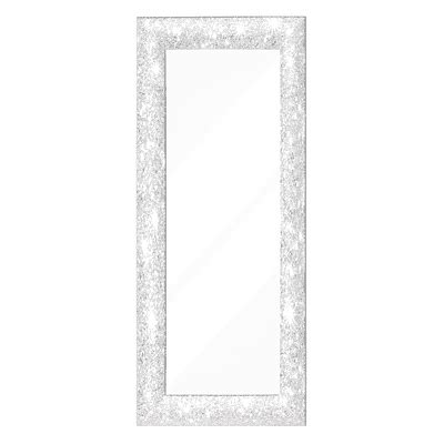 L'azienda offre ai suoi clienti un vasto assortimento suddiviso catalogo leroy merlin: specchio da parete rettangolare Glitterata bianco 62 x 162 cm prezzi e offerte online | Leroy Merlin
