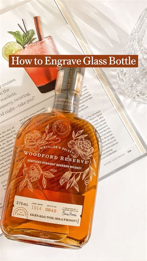 How To Engrave Glass Bottle Engraving Glass Diy Mini Alcohol Bottles