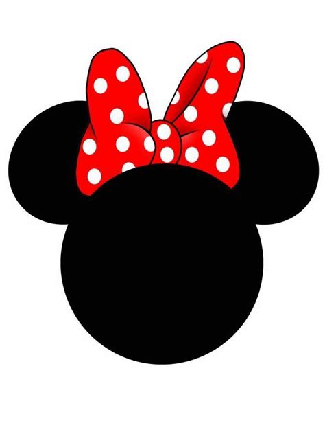 Minnie Mouse Silhouette Vector At Getdrawings Free Download