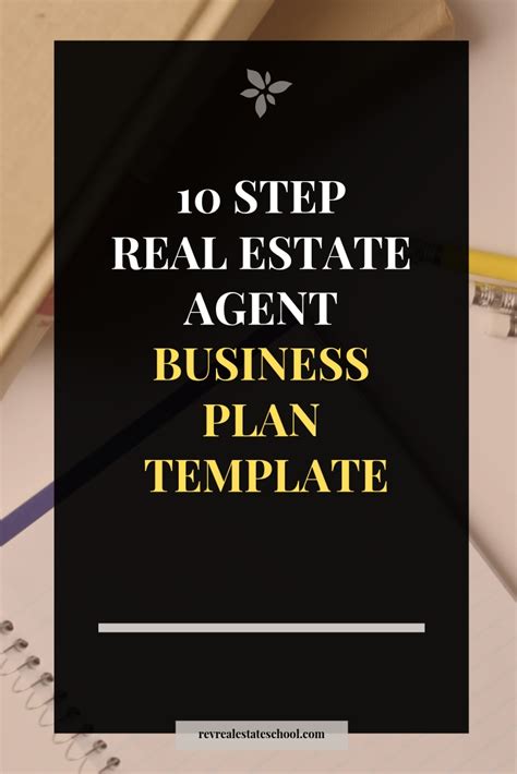 Best 10 Step Real Estate Agent Business Plan Template Free